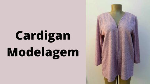 Cardigan modelagem