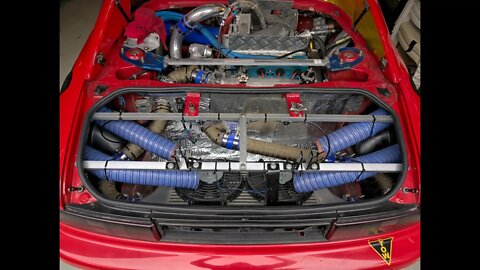 MR2 boot mounted intercooler water spray