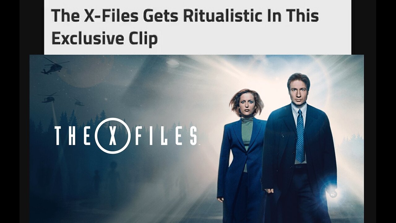 Call: It Must Be A 'Coincidence' That The X-files Are Now Pushing This! {Repost}