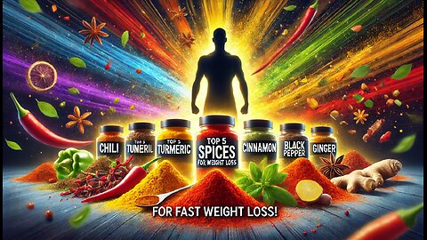 Top 5 Spices for Fast Weight Loss!