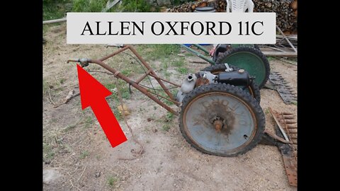 Allen Oxford Scythe Model 11C How to remove the handles DIY
