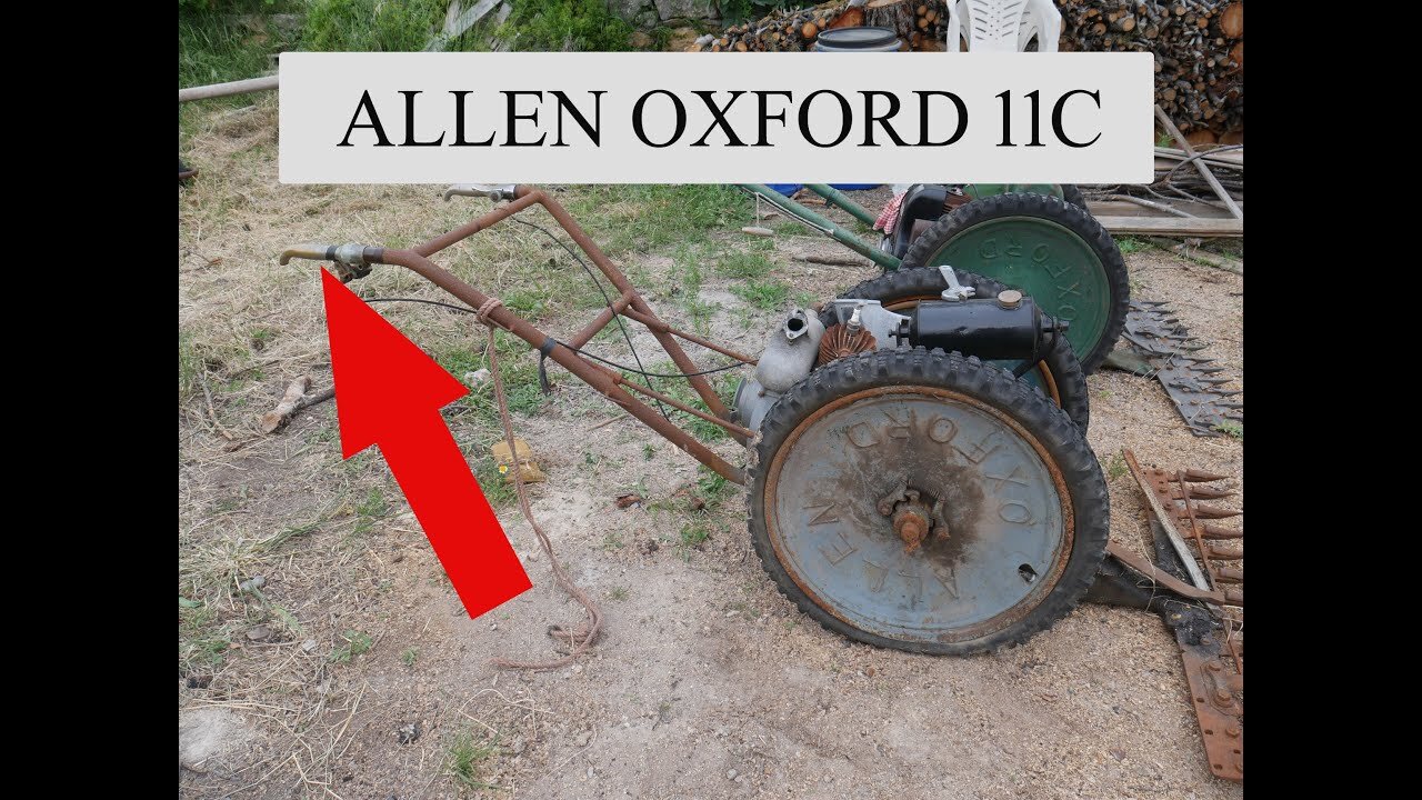 Allen Oxford Scythe Model 11C How to remove the handles DIY