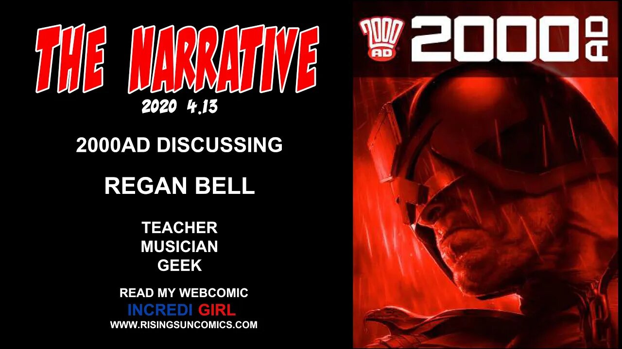 #2000AD #JudgeDredd The Narrative 2020 Talking 2000AD w/ Childhood Friend & Musician, Gunner9999