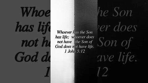 1 John 5:12 #son #life #God #Christians #bible #bibleverse,