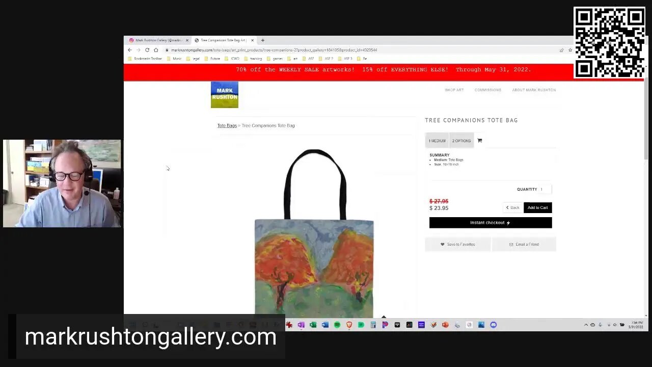 Live Art Sale 20 at the Mark Rushton Gallery