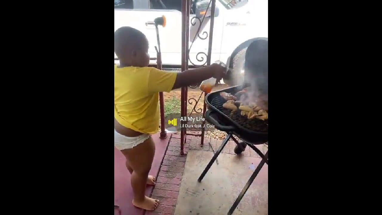 Why they let the baby barbecue