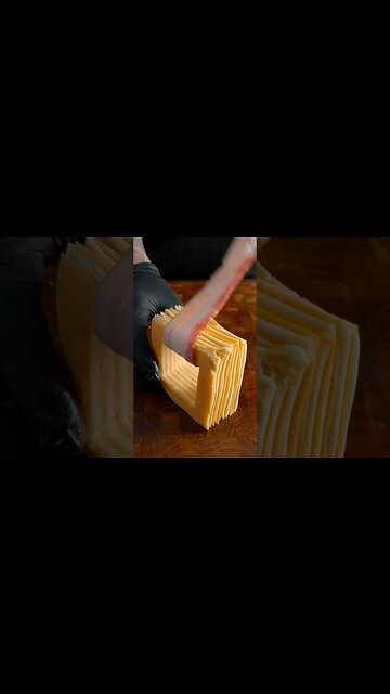 Deep fried bacon wrapped cheese