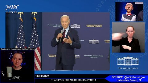 LIVE: Biden at OB Johnson Community Center in Hallandale Beach, FL