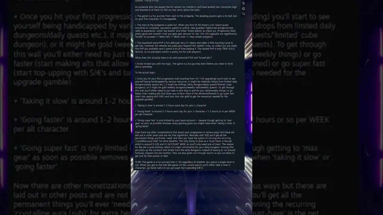 Stream Review (Lost Ark RU pro 1000 Hour+Tell the bees knees)