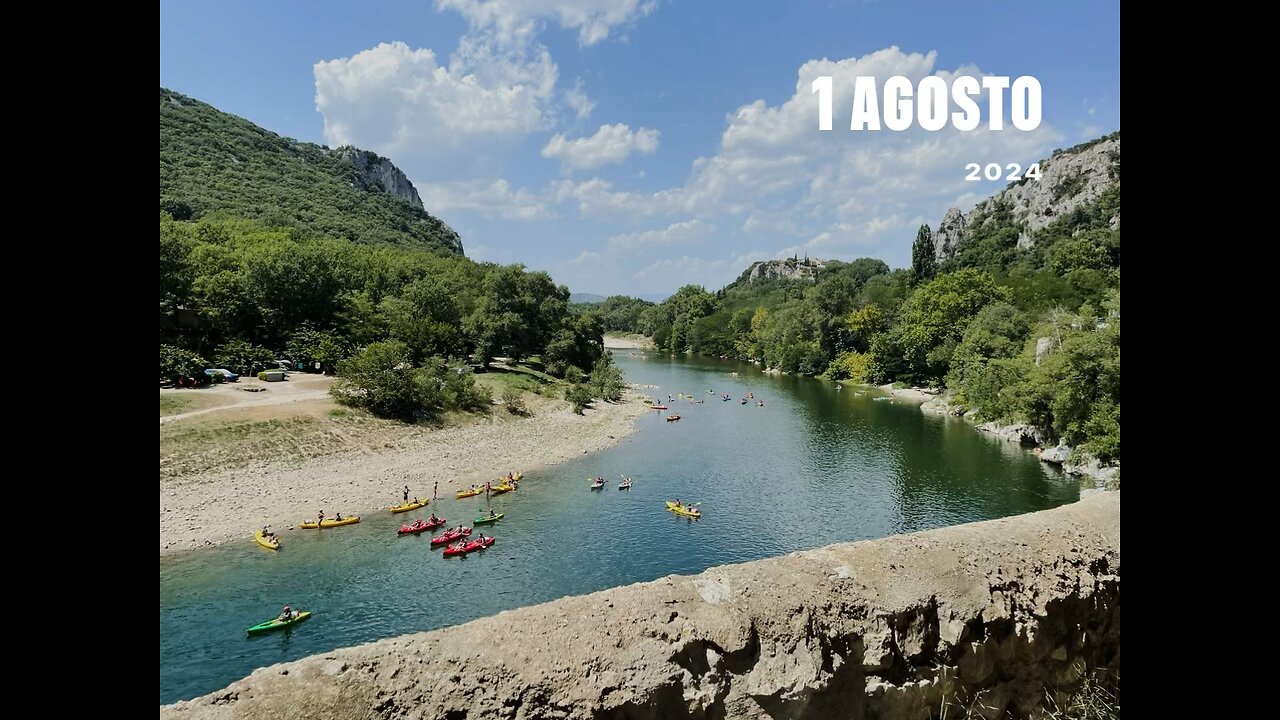 Les gorges de l’Ardèche (Sud Francia)