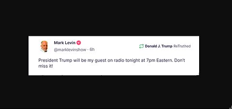 Donald J Trump on the Mark Levin Show 6-12-2023