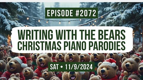 Owen Benjamin | #2072 Writing With The Bears - Christmas Piano Parodies