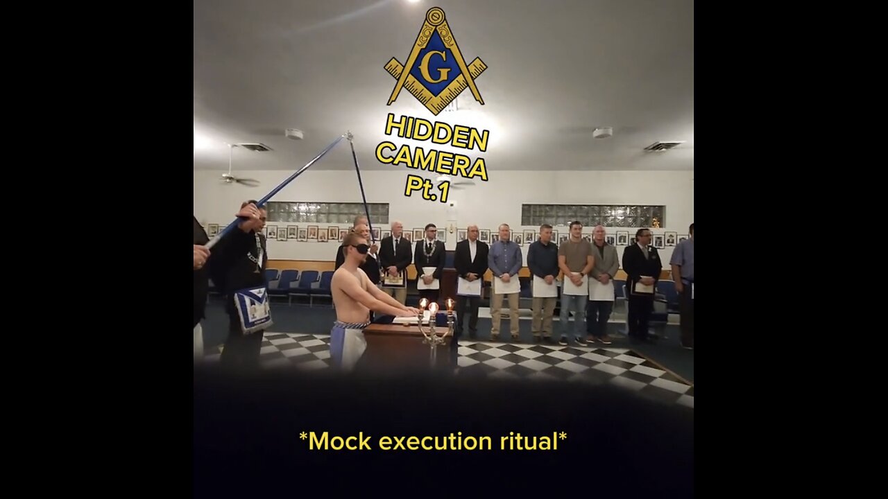 Freemason mock execution ritual Part 1