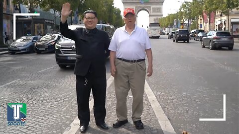 Donald Trump and Kim Jong Un IMPERSONATORS steal the show at Paris Olympics with funny ANTICS