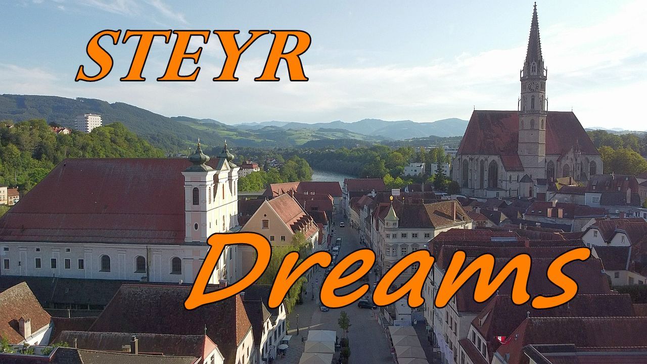 Old Town Steyr, Upper Austria (Mavic Mini City Exploration)