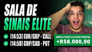 [VIP] Lucrando +R$8.000 nas Opções Binárias com SALA DE SINAIS (SEM GALE) | ELITE TEAM