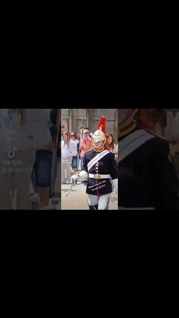 make way for the female guard #horseguardsparade