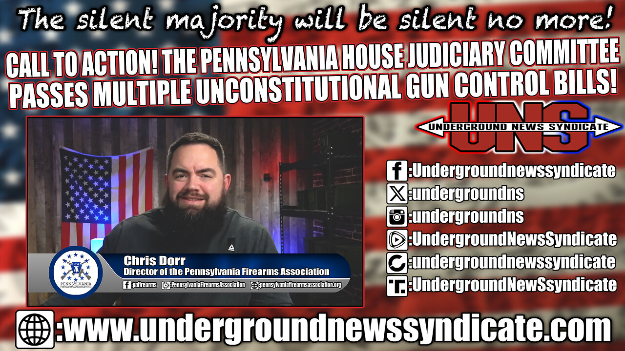 Call to Action! The PA House Judiciary Committee Passes Multiple Unconstitutional Gun-Control Bills!