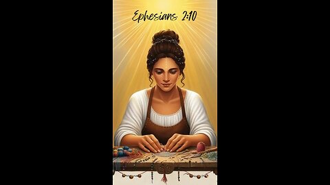 Ephesians 2:10 - For we are God’s handiwork, created in Christ Jesus to do good works, which God...