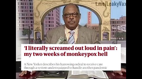 Pastor manning on monkey pox