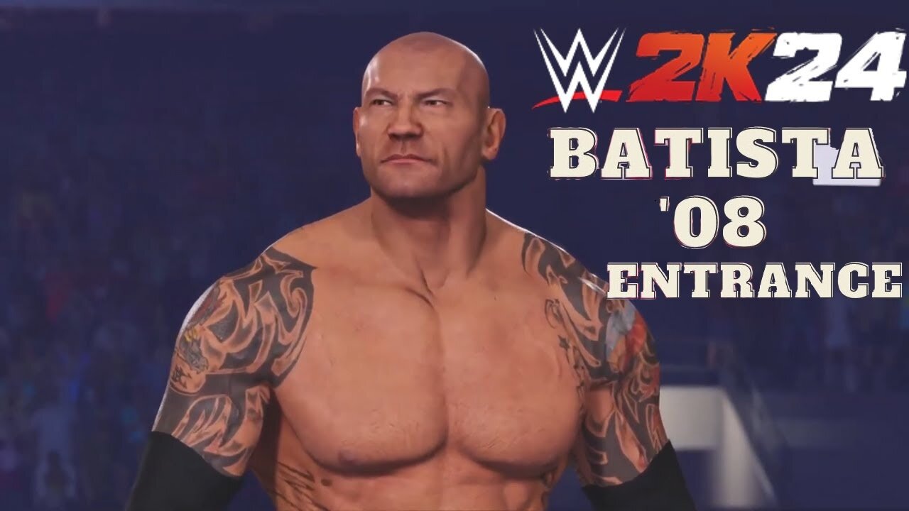 WWE 2k24 Batista 08 Entrance