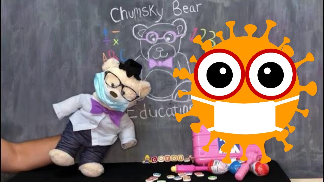 Learn about the Corona Virus with Chumsky Bear | Covid-19 | Virus| Educational Videos for Kids