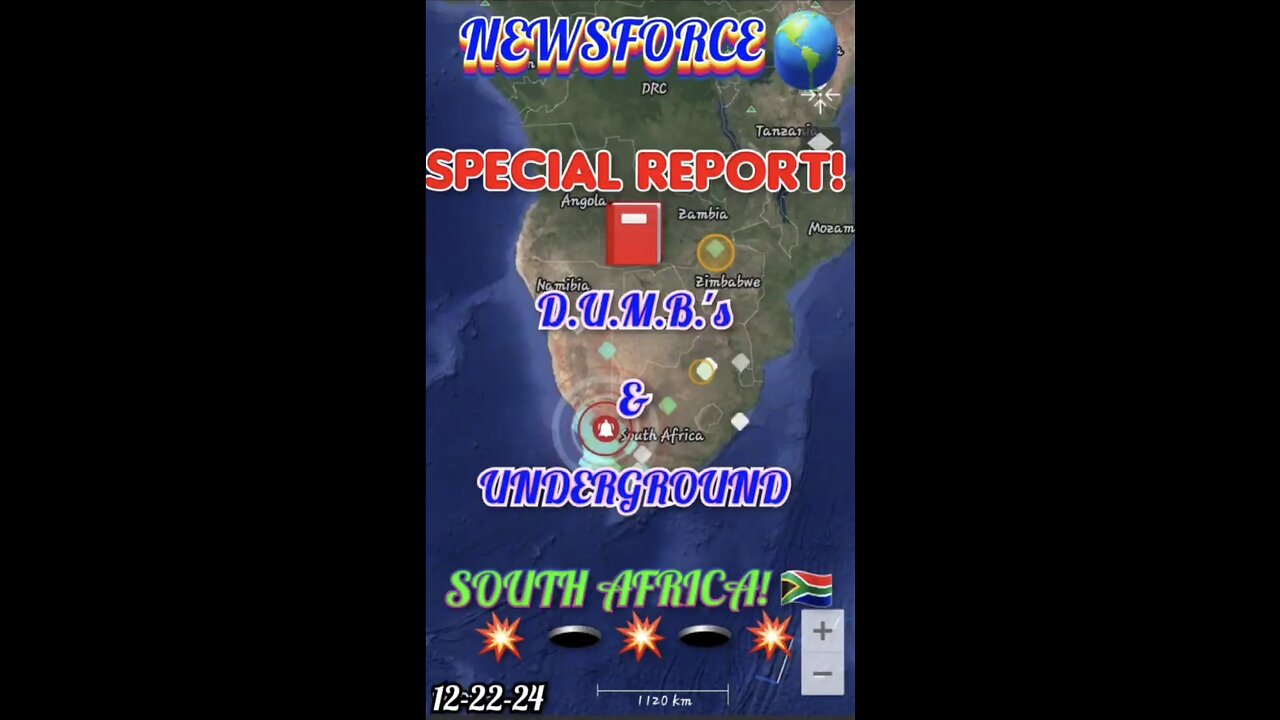 22.12.24 NEWSFORCE 🌎 SPECIAL REPORT !📕 D.U.M.B'S & UNDERGROUND AFRICA! 🇿🇦