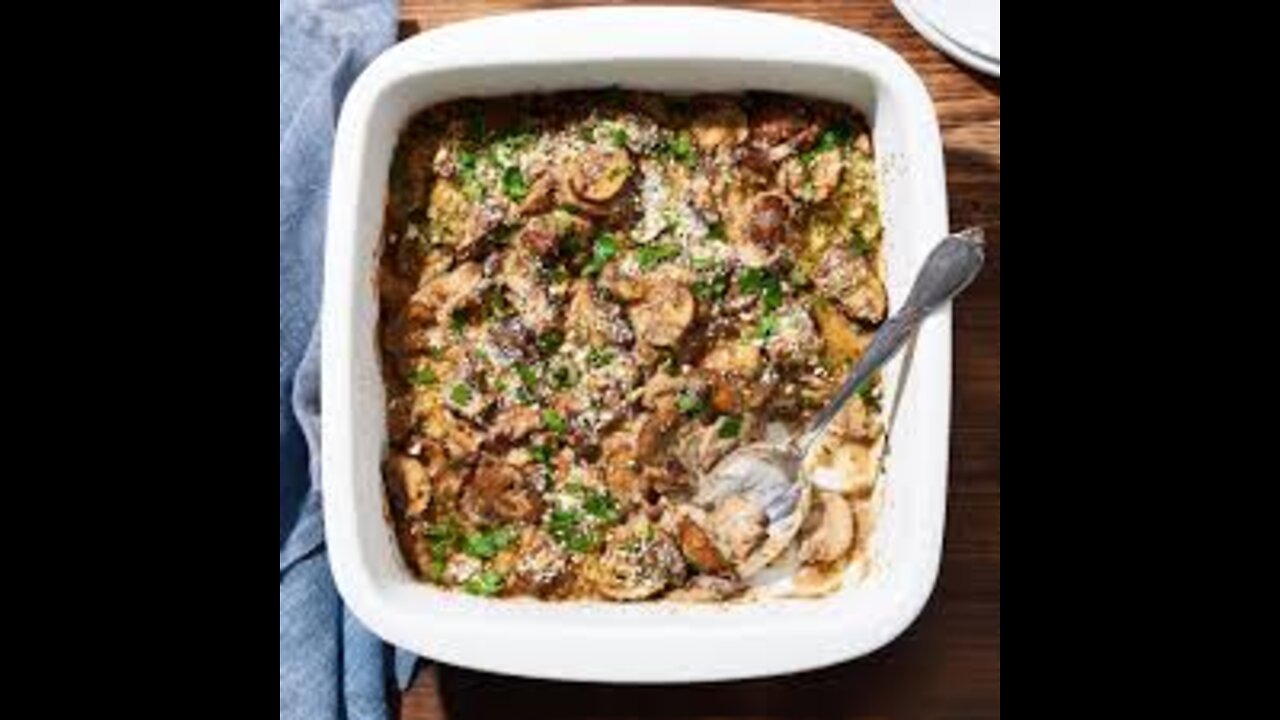 Parmesan Mushroom Casserole