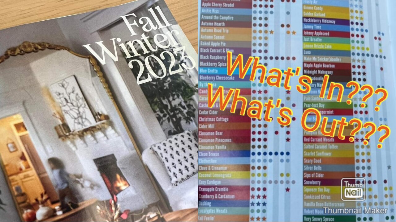 Scentsy's 2023 Fall/Winter Catalog/Sneak Peeks & Leaks