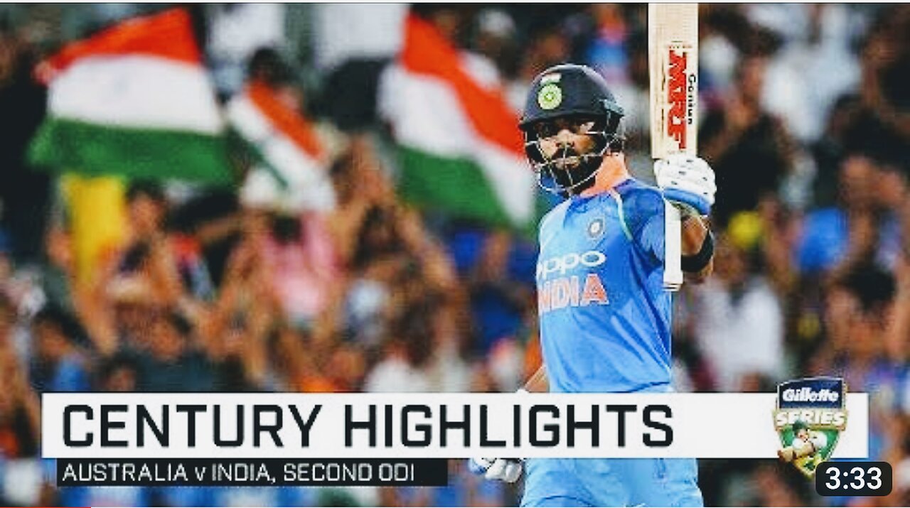 king kohli does it again in adlaid////