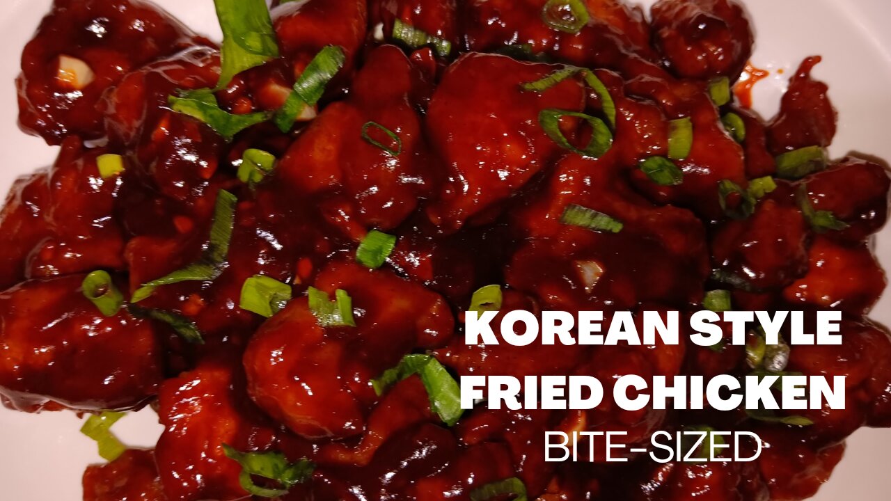 Korean Fried Chicken (bite-sized)