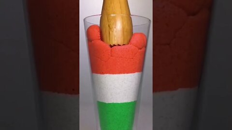 Satisfying Tricolour Vsand #short #youtubeshorts #viral