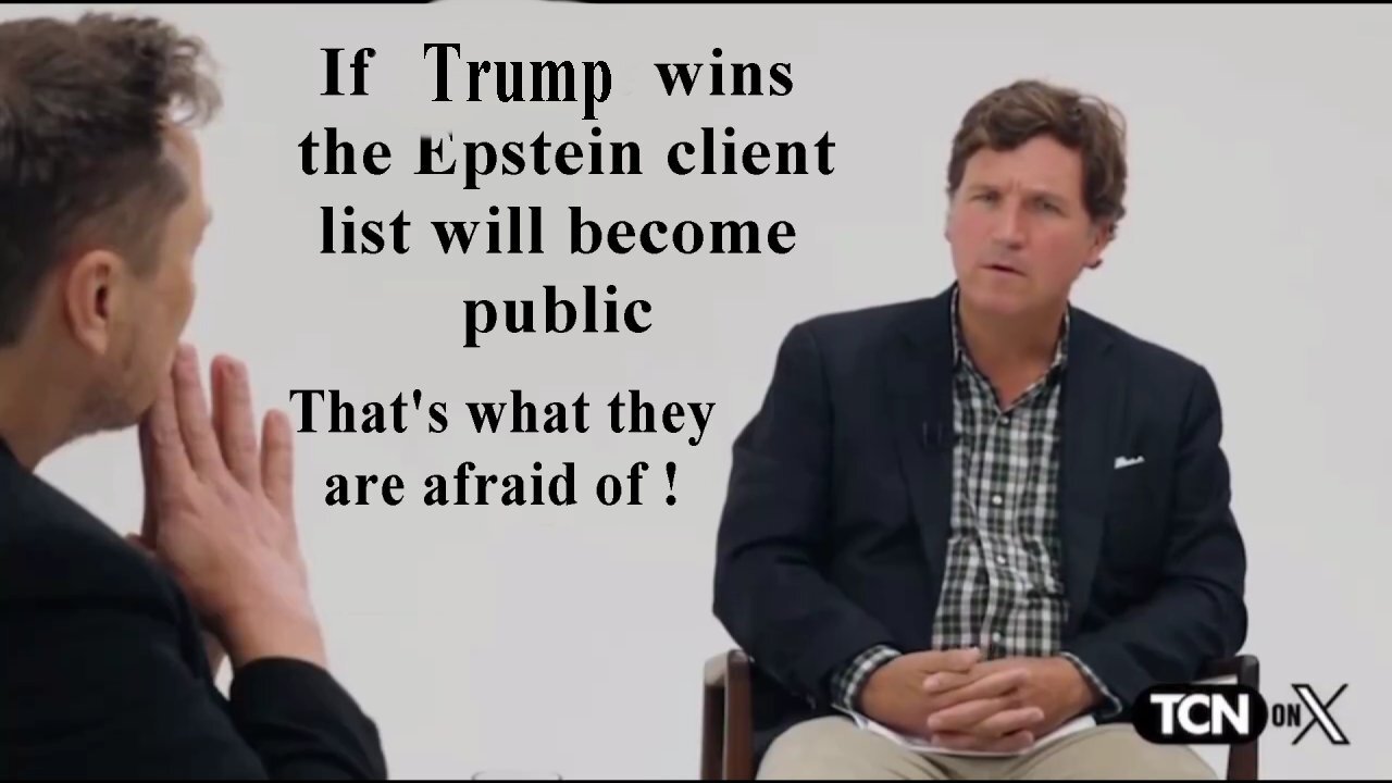 They're afraid Trump will expose the Epstein Client List