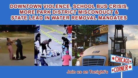 Downtown Violence, School Bus Crisis, More Park District Misconduct & Lead Control Mandates