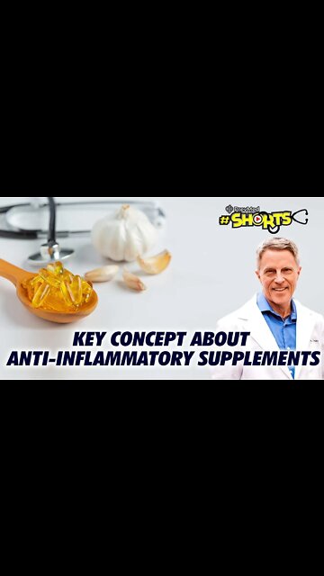 #SHORTS Key concept about anti inflammatory supplements