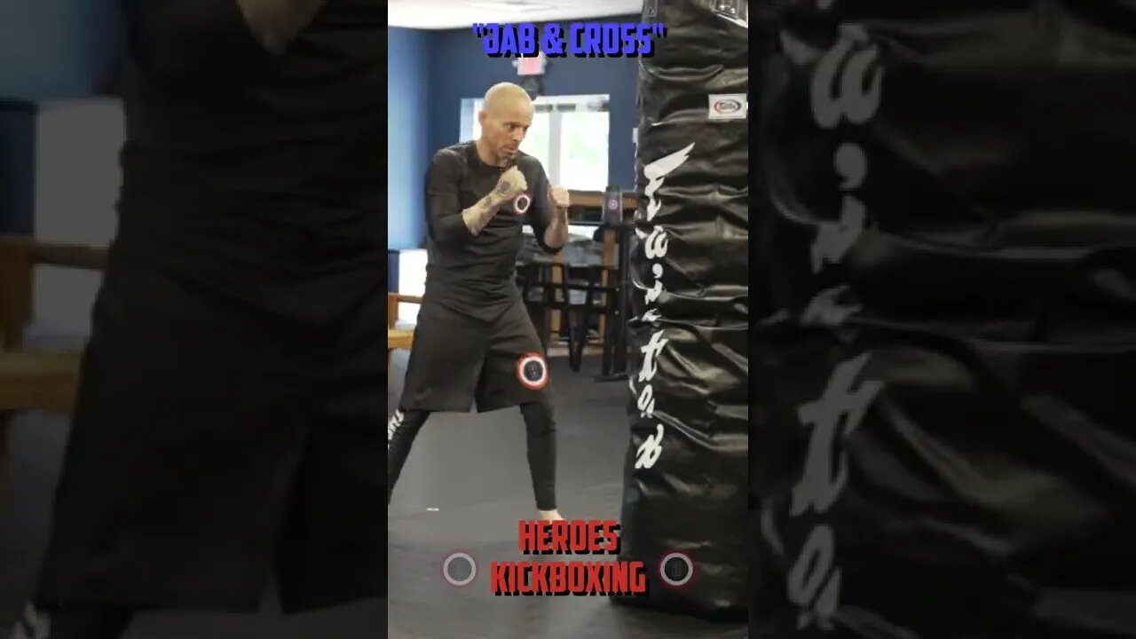 Heroes Training Center | Kickboxing & MMA "How To Throw A Jab & Cross" | Yorktown Heights NY #Shorts