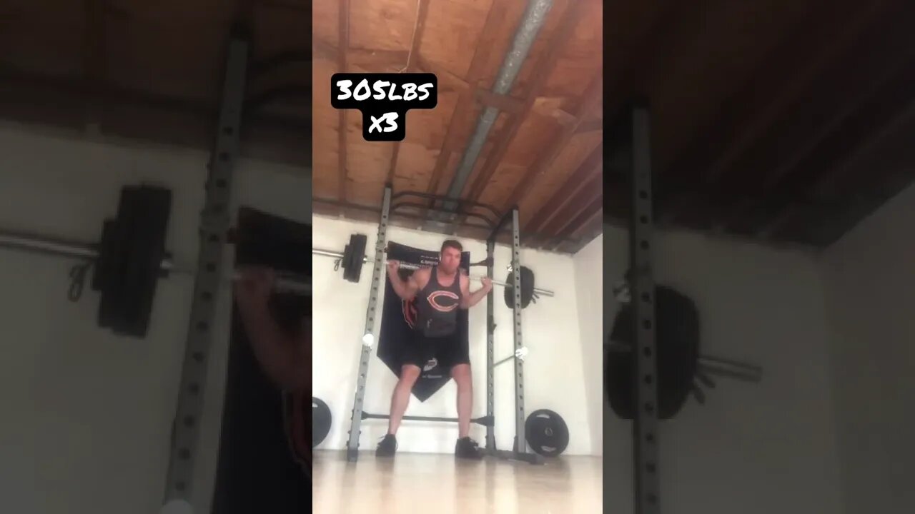 305x3 squat. Depth work. #shorts