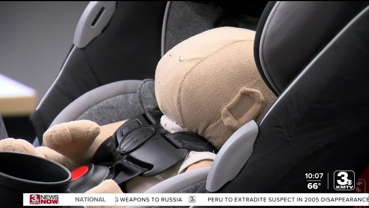 Omaha organizations host Mother's Day-themed car seat giveaway