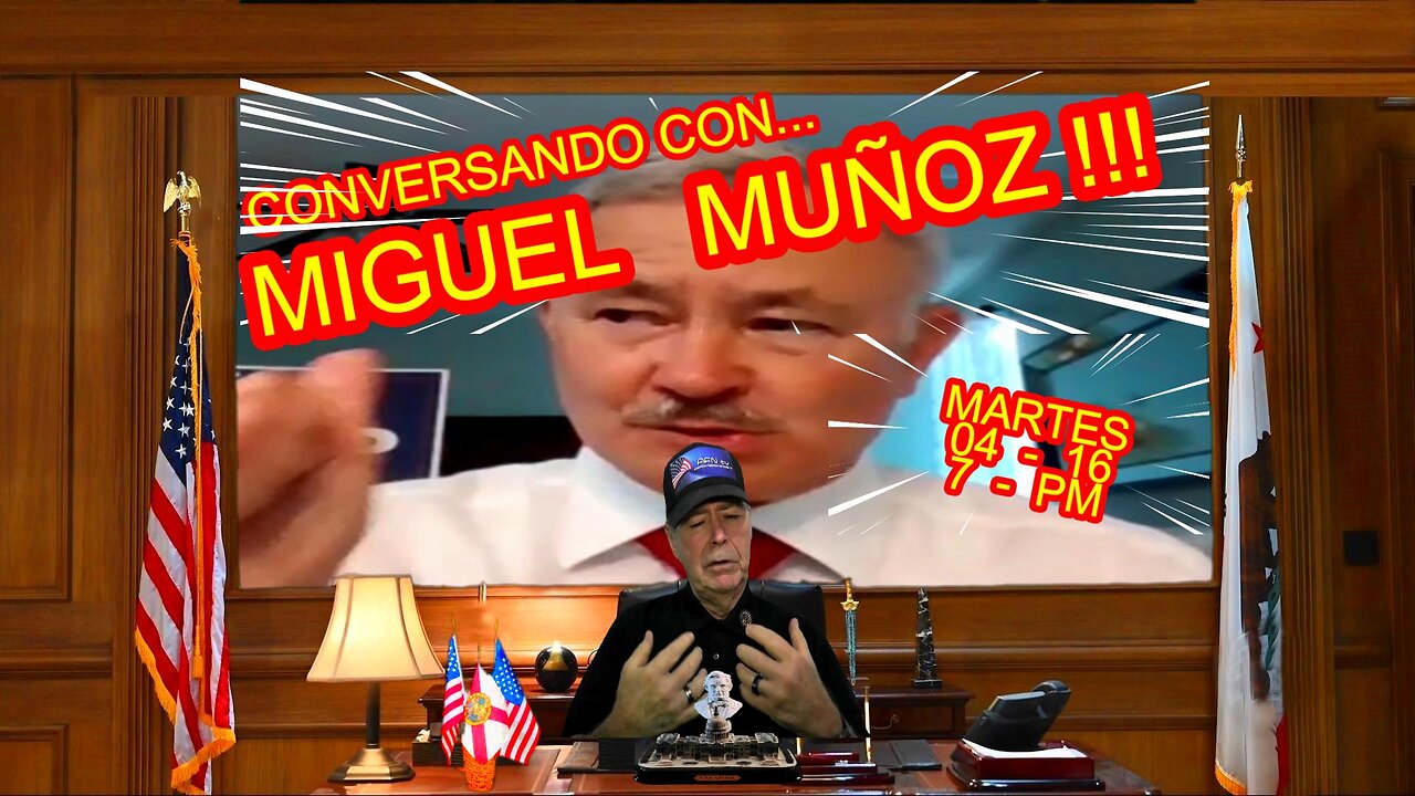 CONVERSANDO CON MIGUEL MUÑOZ 04.16 - 7 PM