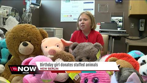 New Berlin girl donates birthday gifts to kids in need