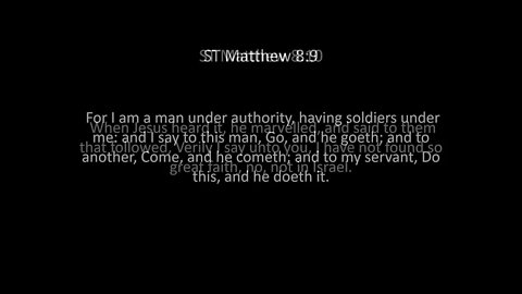 ST Matthew Chapter 8