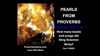 PEARLS FROM PROVERBS - introduction part 3