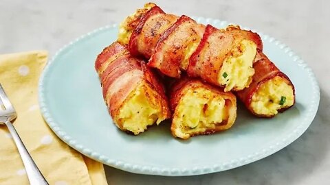 Bacon, Egg, and Cheese Roll-Ups