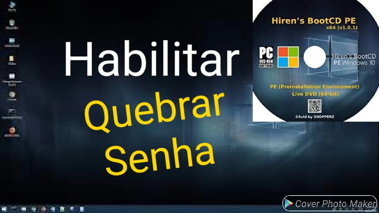 RESETAR/ATIVAR a senha de qualquer usuário do Win7 ou Win10