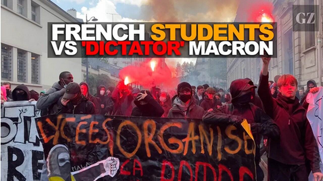 French high schoolers vs. 'dictator' Macron