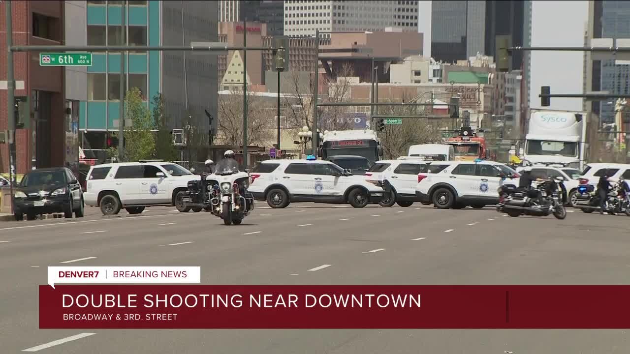 1 dead, 1 injured in Denver shooting at Broadway, 3rd Avenue