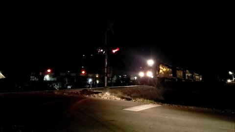 An Ohio Central night train through Pataskala, Ohio 11 nov 20