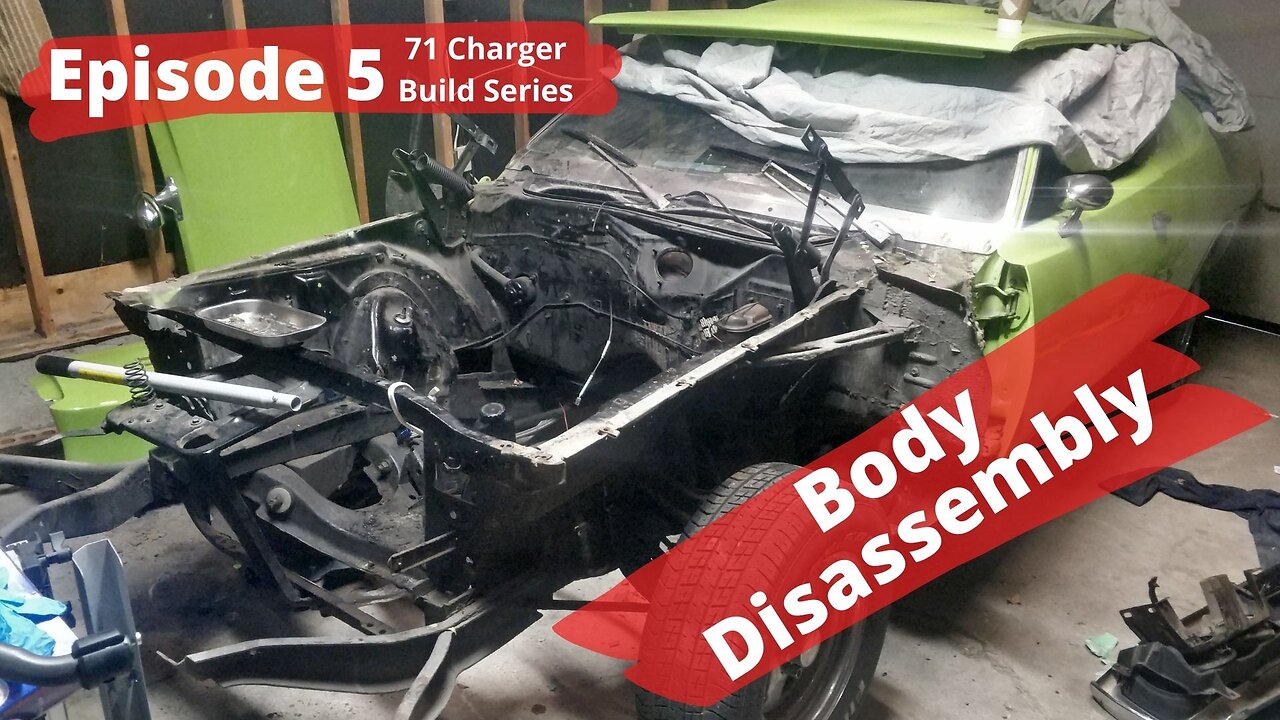 1971 Dodge Charger Restoration Episode 5 - Body Disassembly