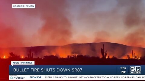 SR 87 reopens amid Bullet Fire