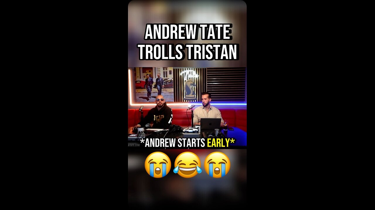 Andrew tate trolls tristan